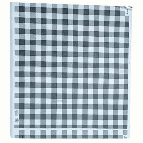 Papel Antigrasa Aluminio 33x37cm Cuadros Negros (100un)