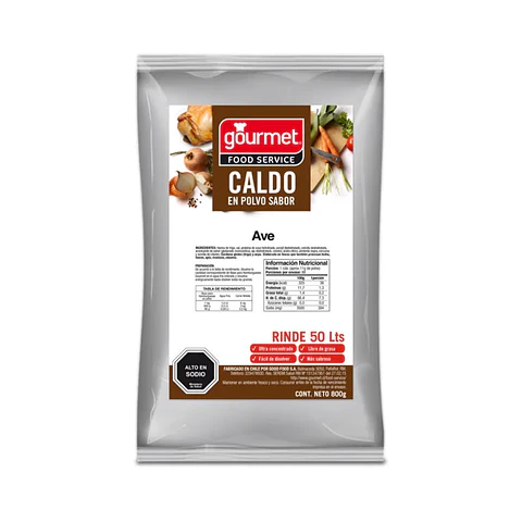 Caldo de Ave en Polvo Gourmet 800gr