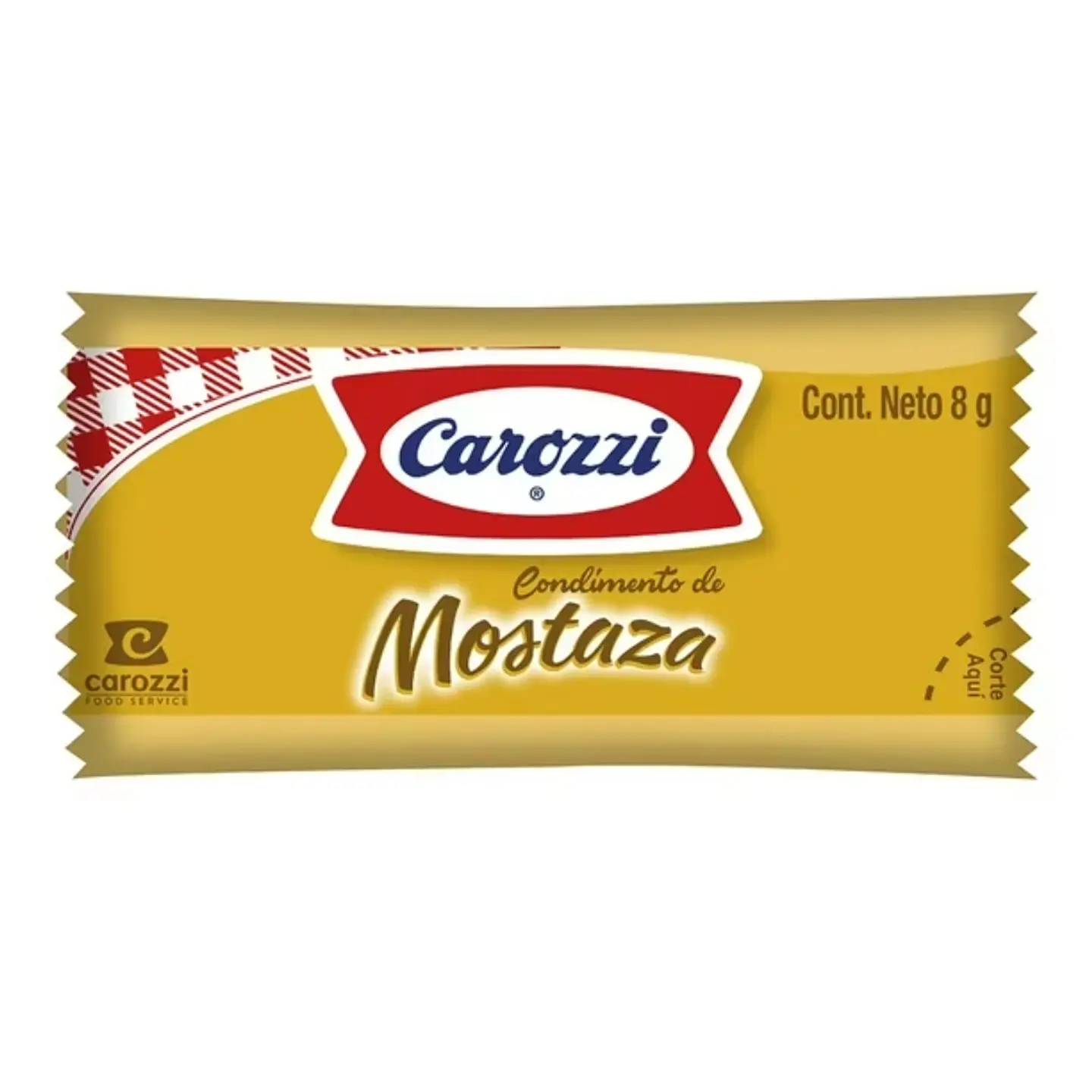 Mostaza en Sachet Carozzi (500x8gr) 1