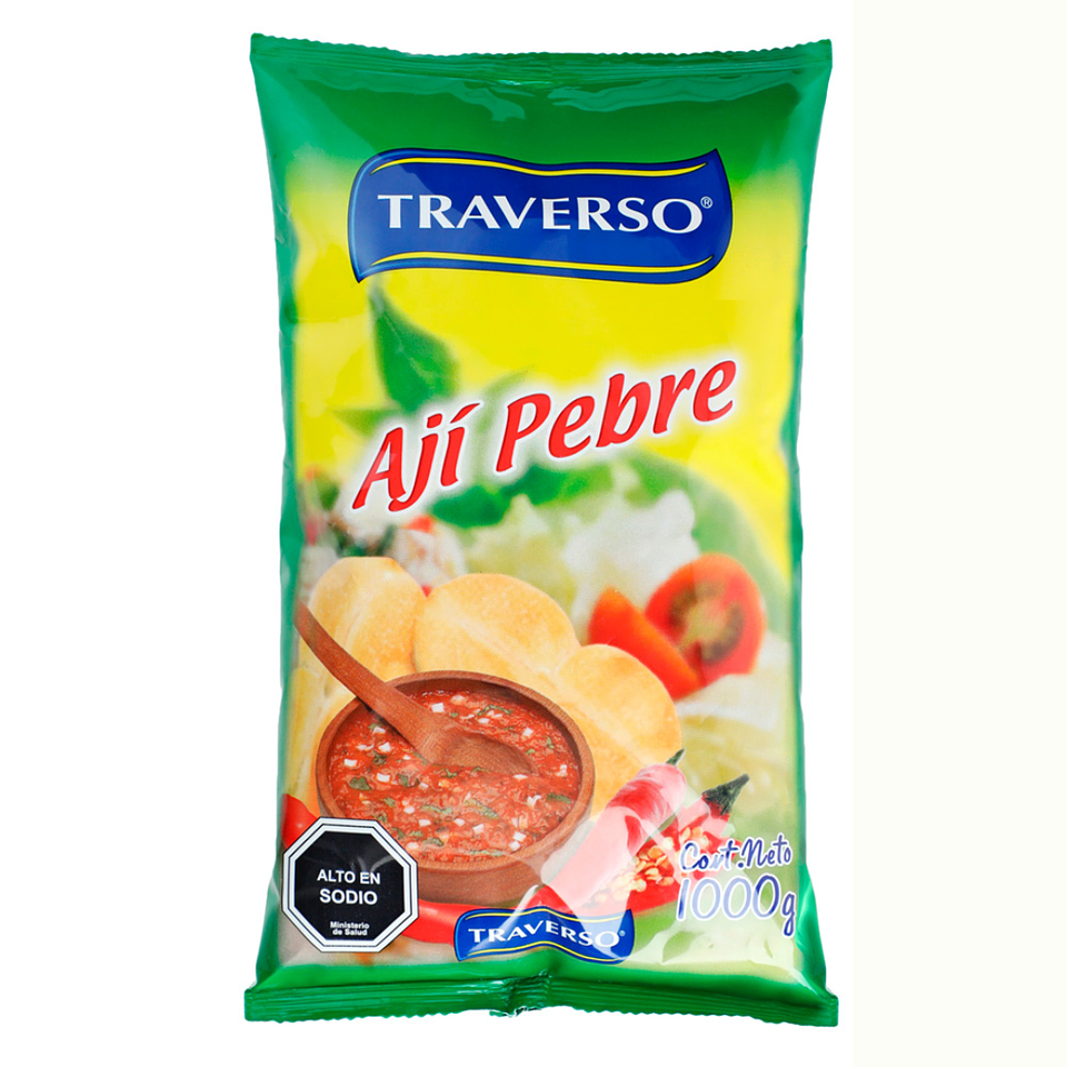 Ají Pebre Traverso Bolsa 1kg 1