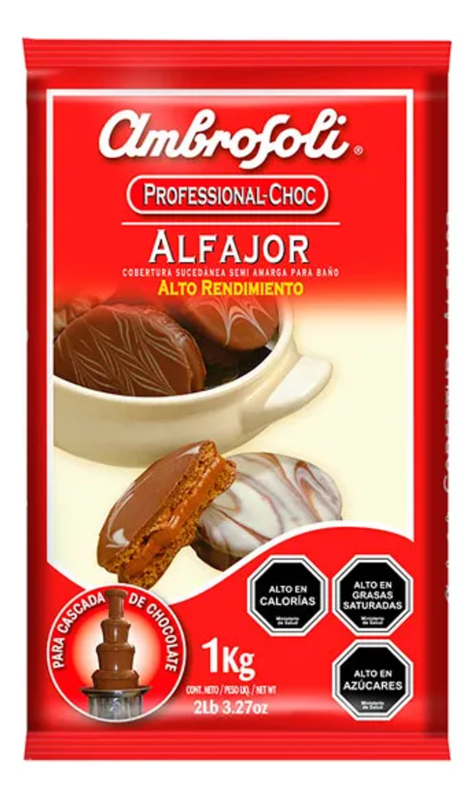 Cobertura Alfajor Alto Rendimiento Ambrosoli - 1kg 4