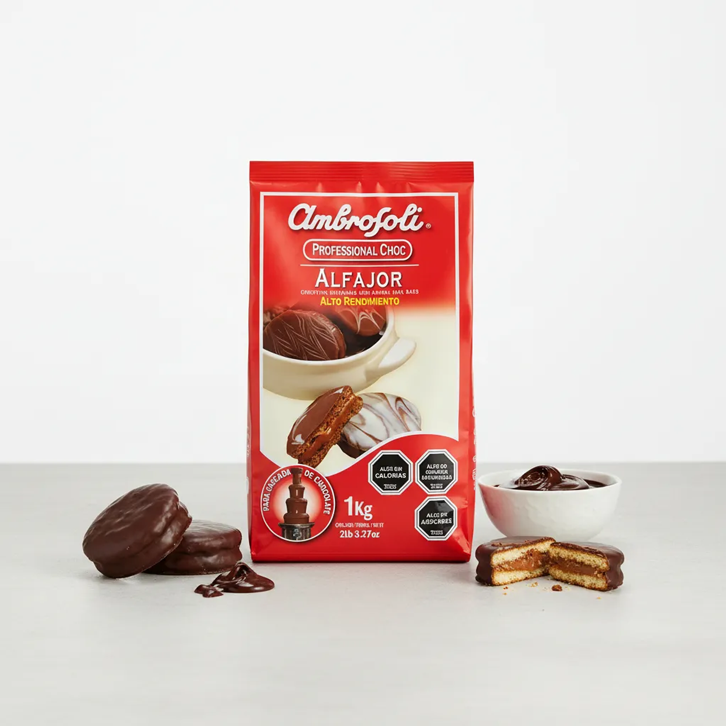 Cobertura Alfajor Alto Rendimiento Ambrosoli - 1kg 1