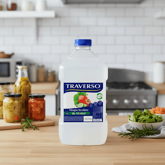 Vinagre Incoloro Traverso Bidón 3 Litros