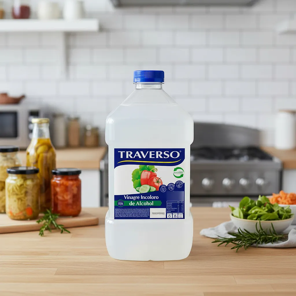 Vinagre Incoloro Traverso Bidón 3 Litros 3