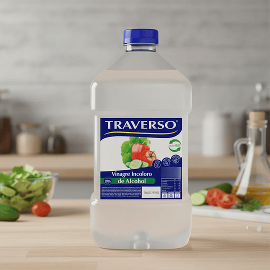 Vinagre Incoloro Traverso Bidón 3 Litros