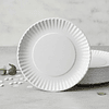 Plato de Carton N° 2  (100 unidades) 