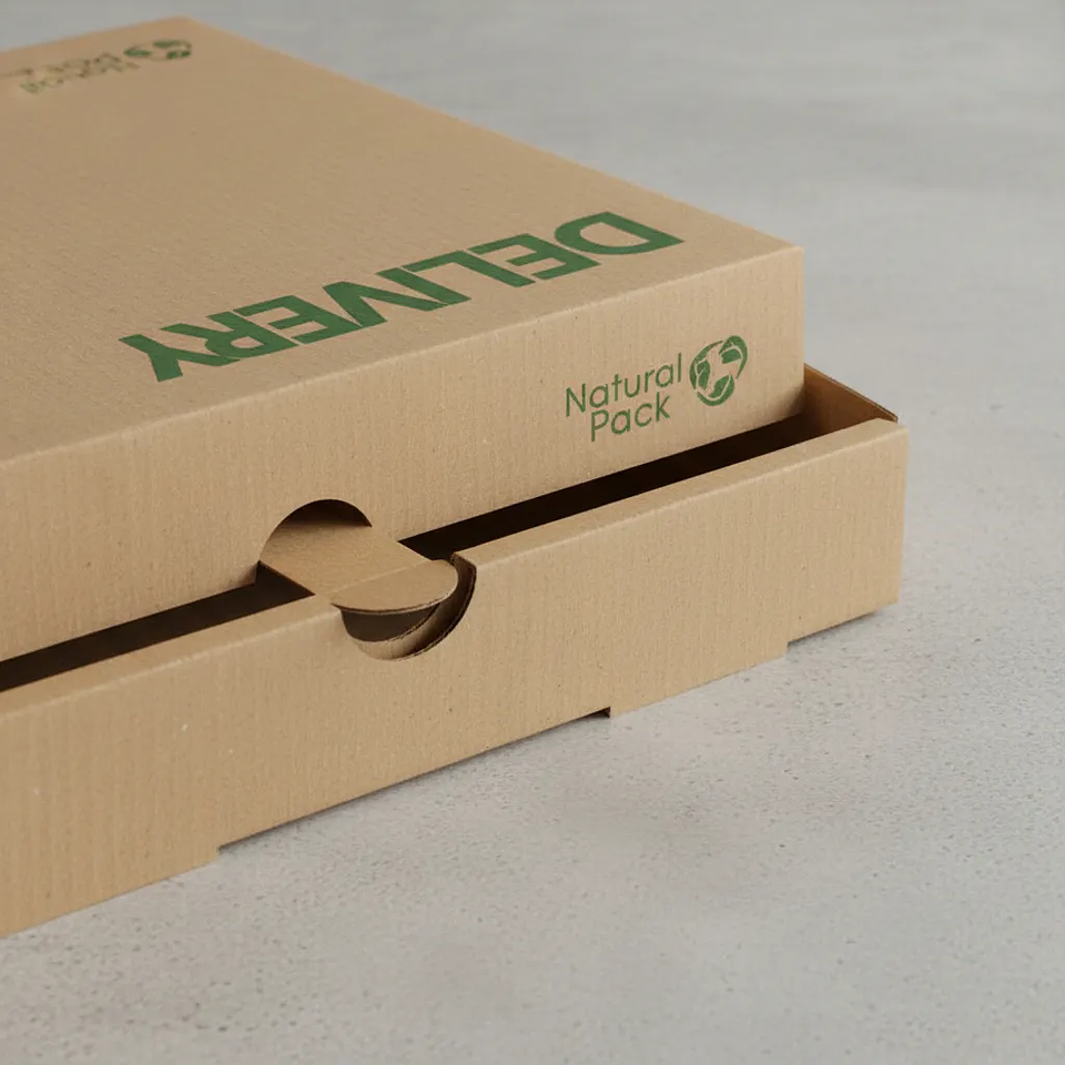 Caja De Pizza Familiar 38x38x4.5 Cm (50 Cajas)  3