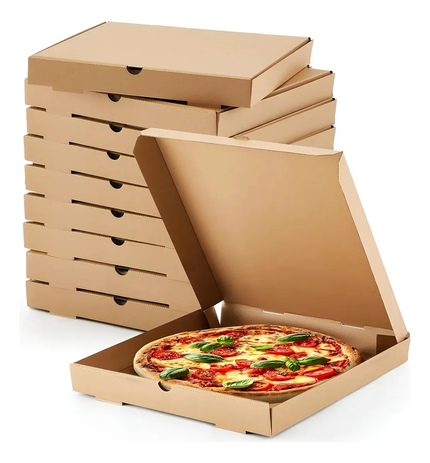 Caja De Pizza Familiar 38x38x4.5 Cm (50 Cajas)  7