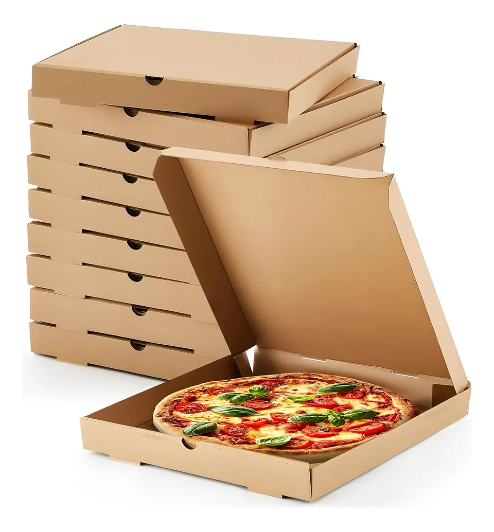 Caja De Pizza Familiar 38x38x4.5 Cm (50 Cajas)  7