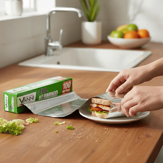 Rollo de Aluminio con Sierra Metálica (30x100m) Vanni