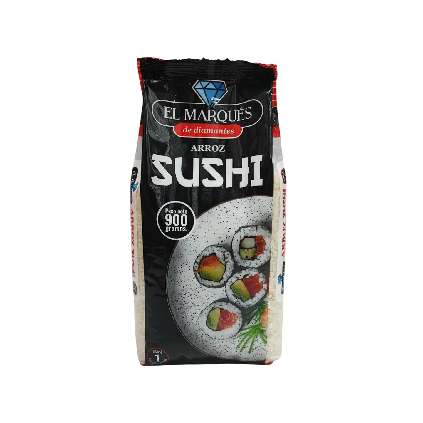 Arroz Para Sushi El Marques Bolsa 900gr 1