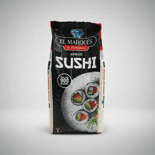Arroz Para Sushi El Marques Bolsa 900gr