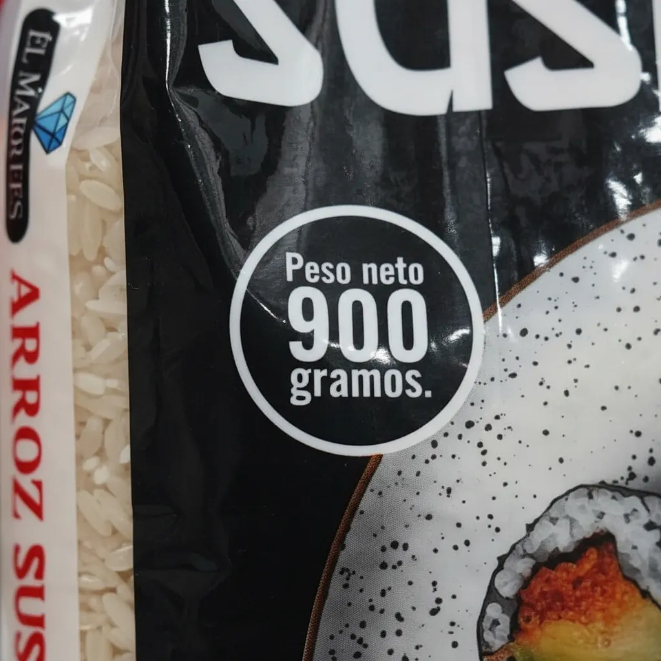 Arroz Para Sushi El Marques Bolsa 900gr 6
