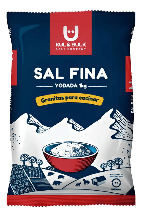 Sal Fina Bolsa 1kg