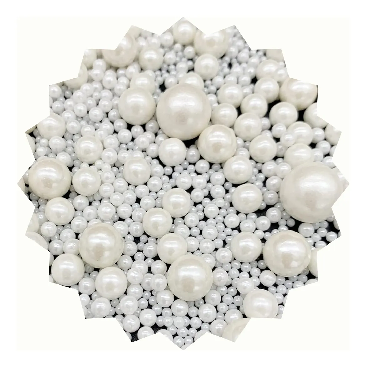 Sprinkles Perlada Blanca Para Tortas - Perlas Comestibles Blancas 1