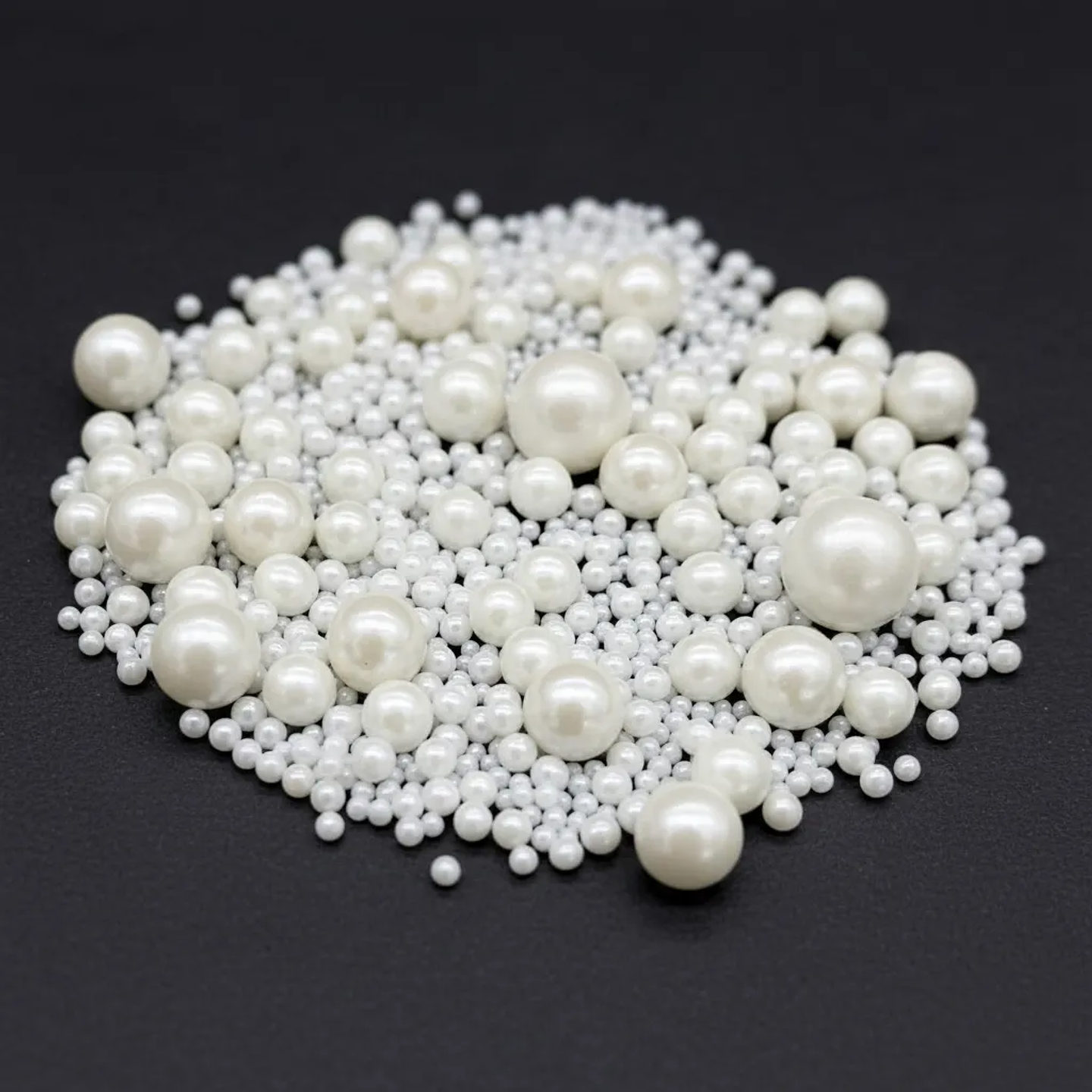 Sprinkles Perlada Blanca Para Tortas - Perlas Comestibles Blancas 2