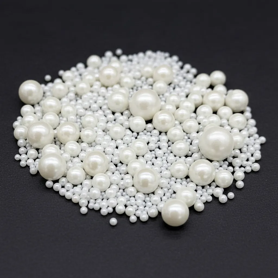 Sprinkles Perlada Blanca Para Tortas - Perlas Comestibles Blancas 2