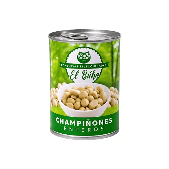Champiñones Enteros El Buho Tarro 400gr 