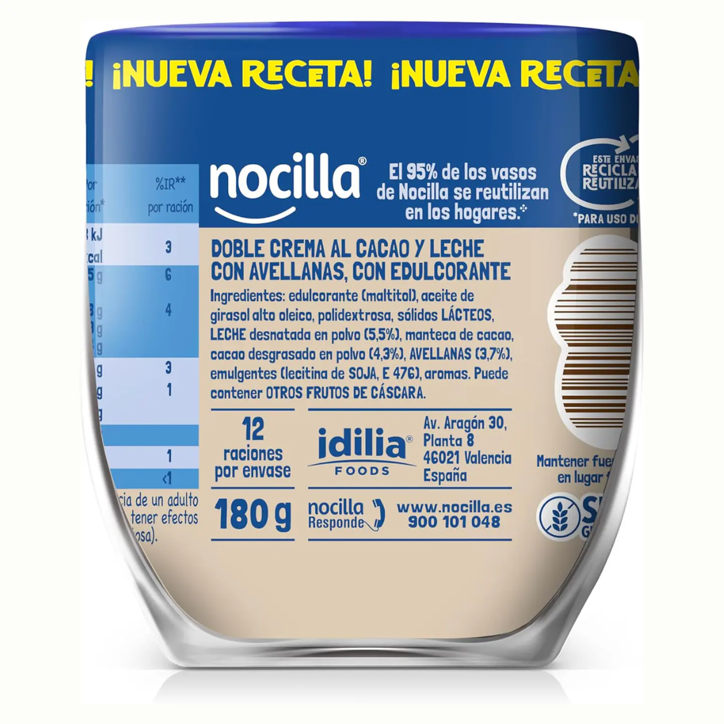 Nocilla ChocoMix Frasco 180gr 2