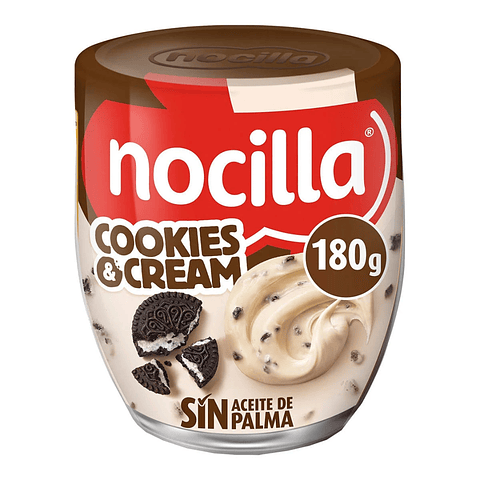 Nocilla Cookies And Cream Frasco 180gr