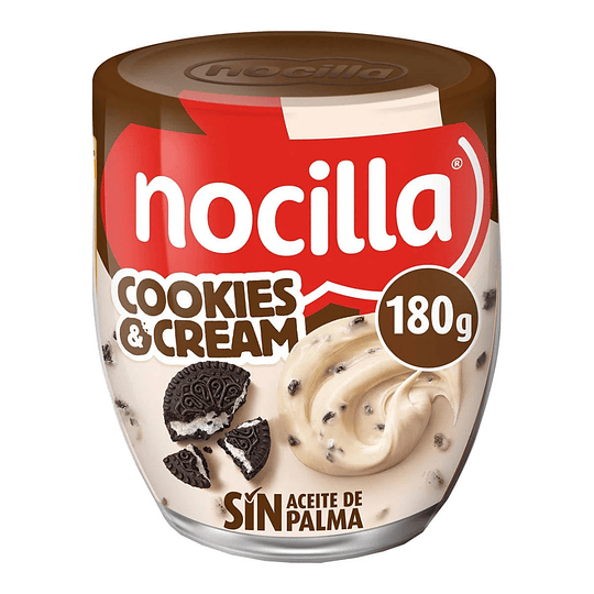 Nocilla Cookies And Cream Frasco 180gr