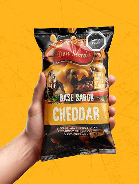 Salsa Base Cheddar (40gr) Don Simon