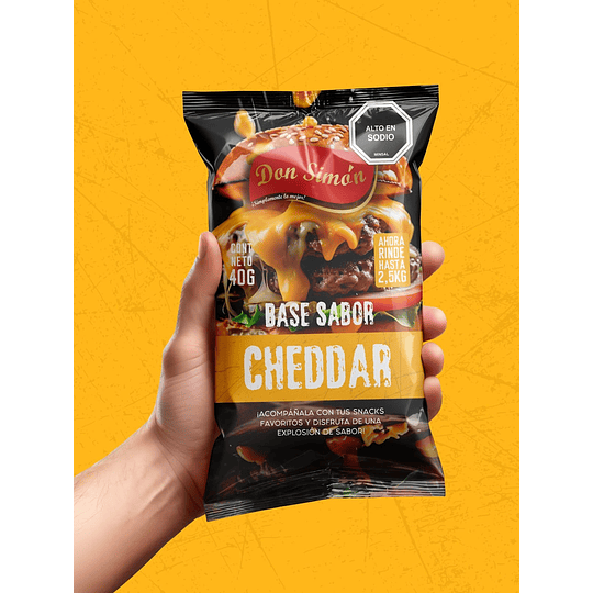 Salsa Base Cheddar (40gr) Don Simon