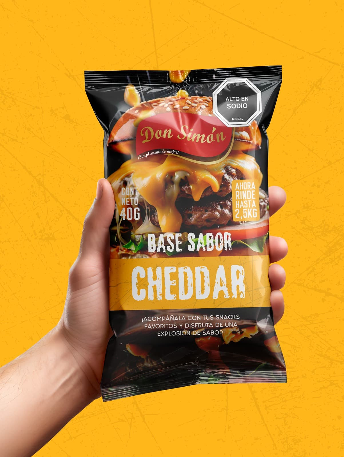 Salsa Base Cheddar (40gr) Don Simon 2