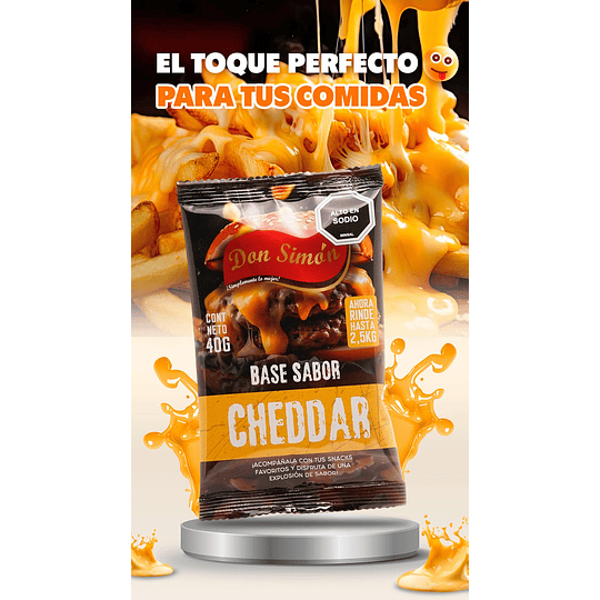 Salsa Base Cheddar (40gr) Don Simon