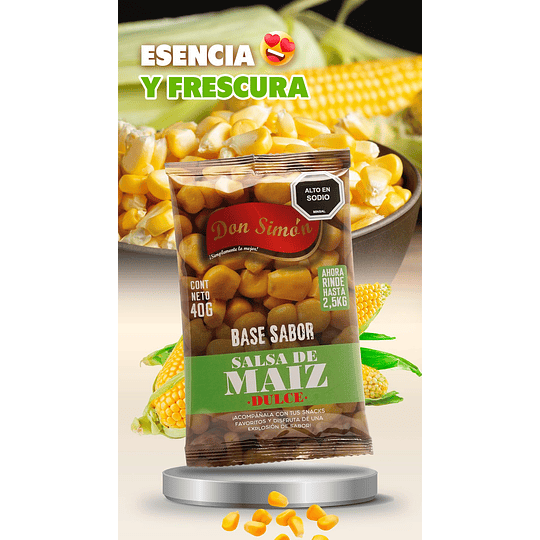 Salsa Base Maiz (40gr) Don Simon