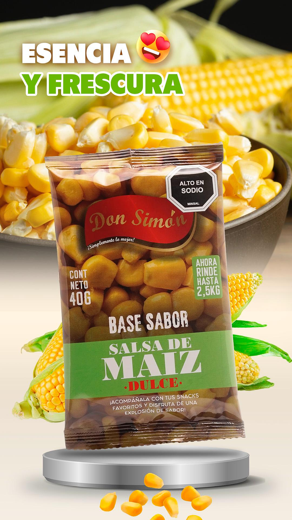 Salsa Base Maiz (40gr) Don Simon 2