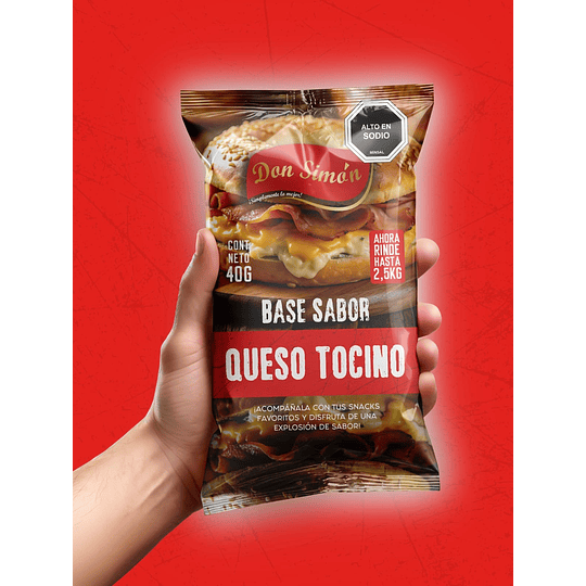 Salsa Base Queso Tocino (40gr) Don Simon