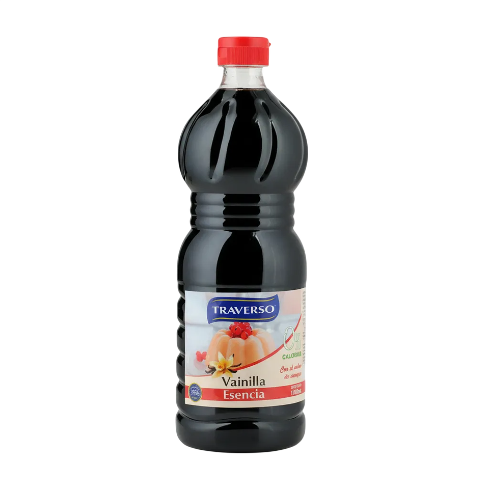 Esencia De Vainilla Traverso Botella 1 Litro  1