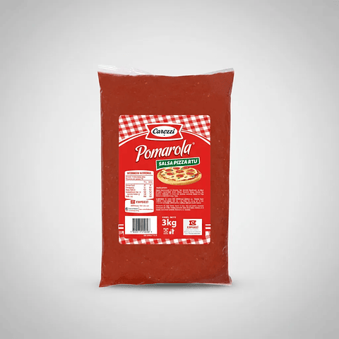 Carozzi Pomarola Salsa Pizza Rtu Lista Para Usar Bolsa 3kg
