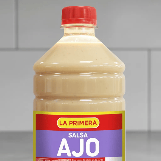 Salsa De Ajo La Primera Botella 1 Litro