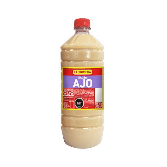 Salsa De Ajo La Primera Botella 1 Litro