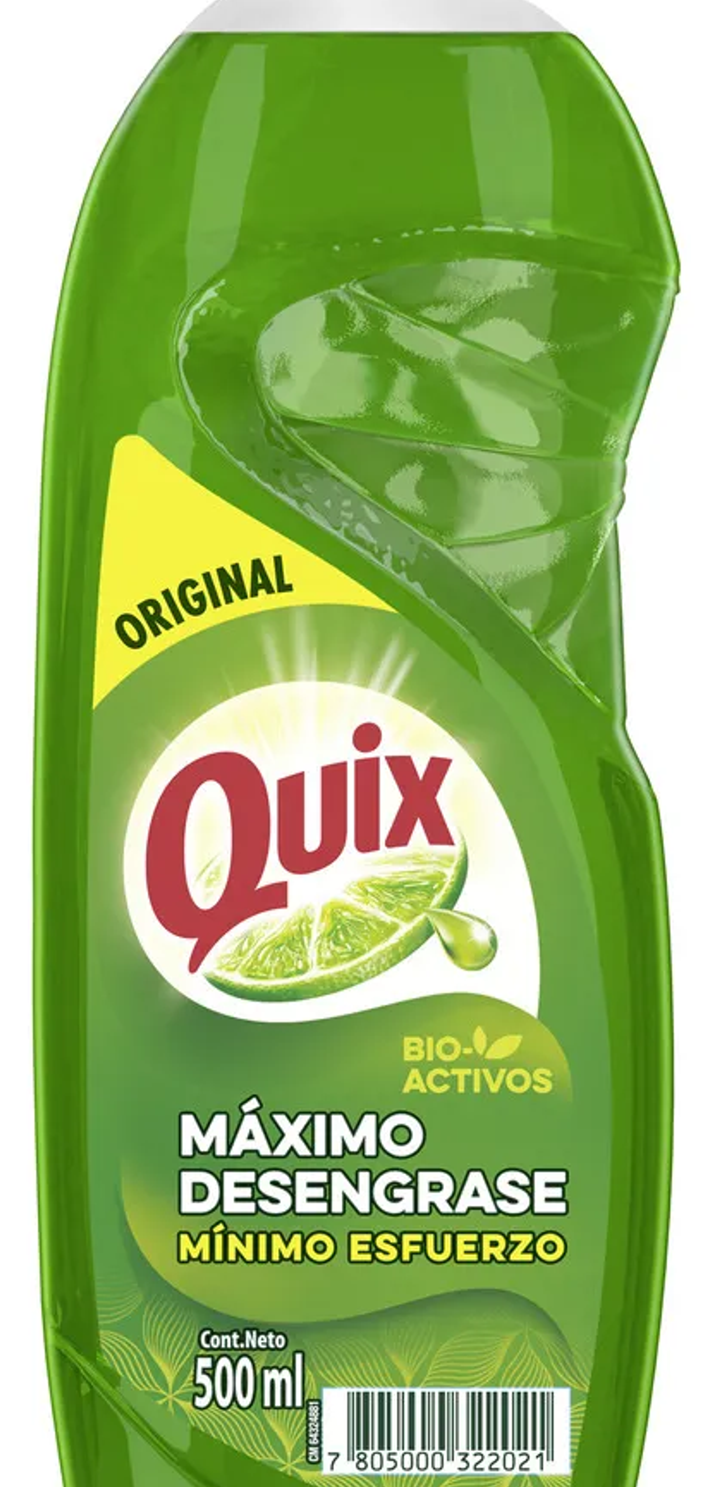 Quix Lavaloza Limón Con Bio Activos Concentrado 500ml 3