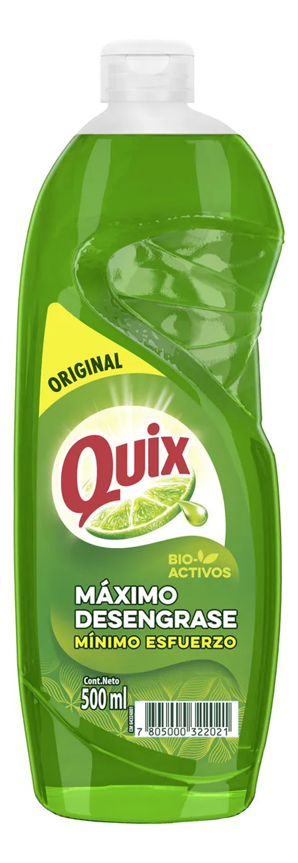 Quix Lavaloza Limón Con Bio Activos Concentrado 500ml 3