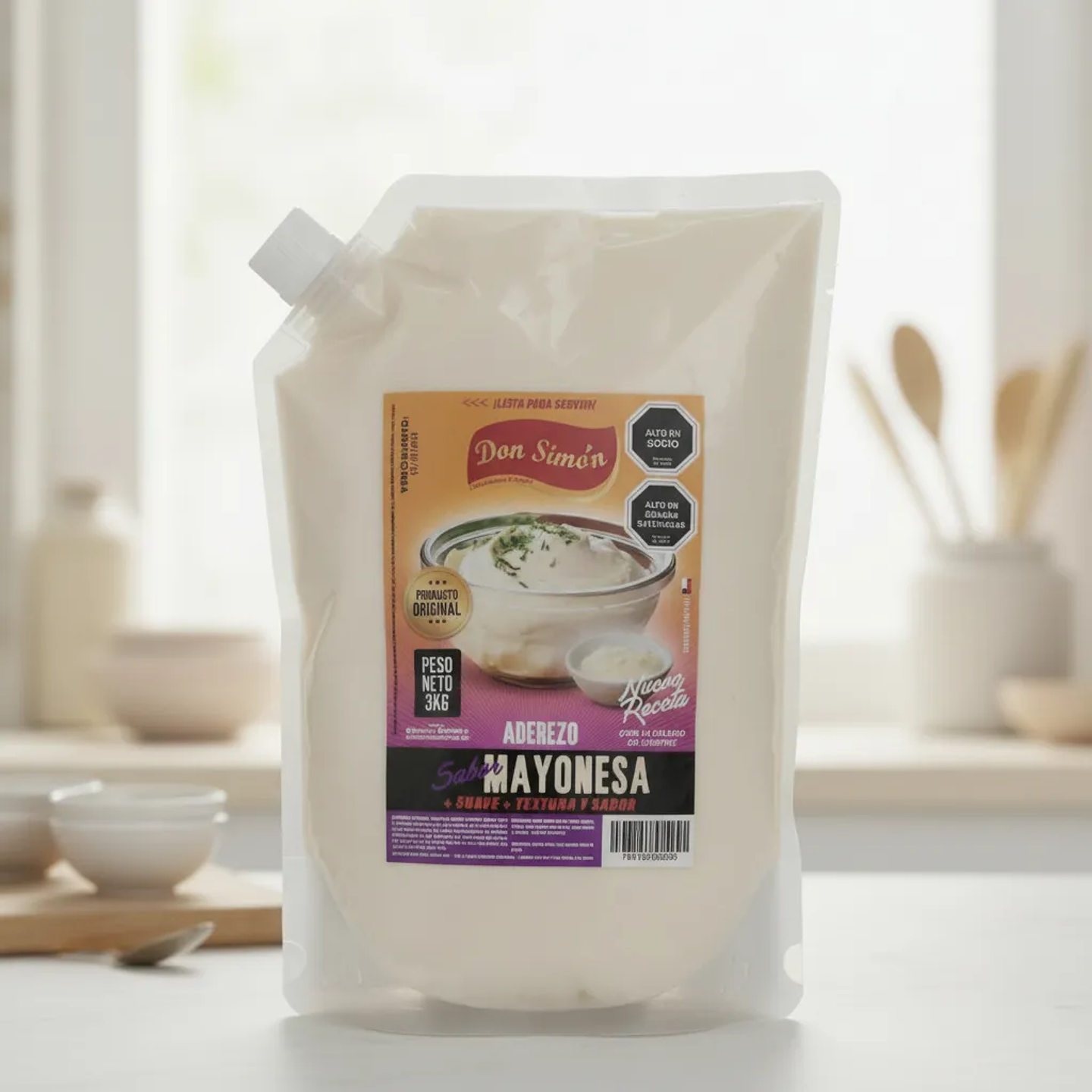 Mayonesa Don Simón Aderezo Bolsa 3 Kg  3