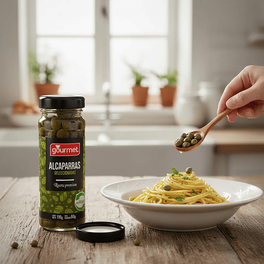 Alcaparras Gourmet Seleccionadas En Frasco 110g