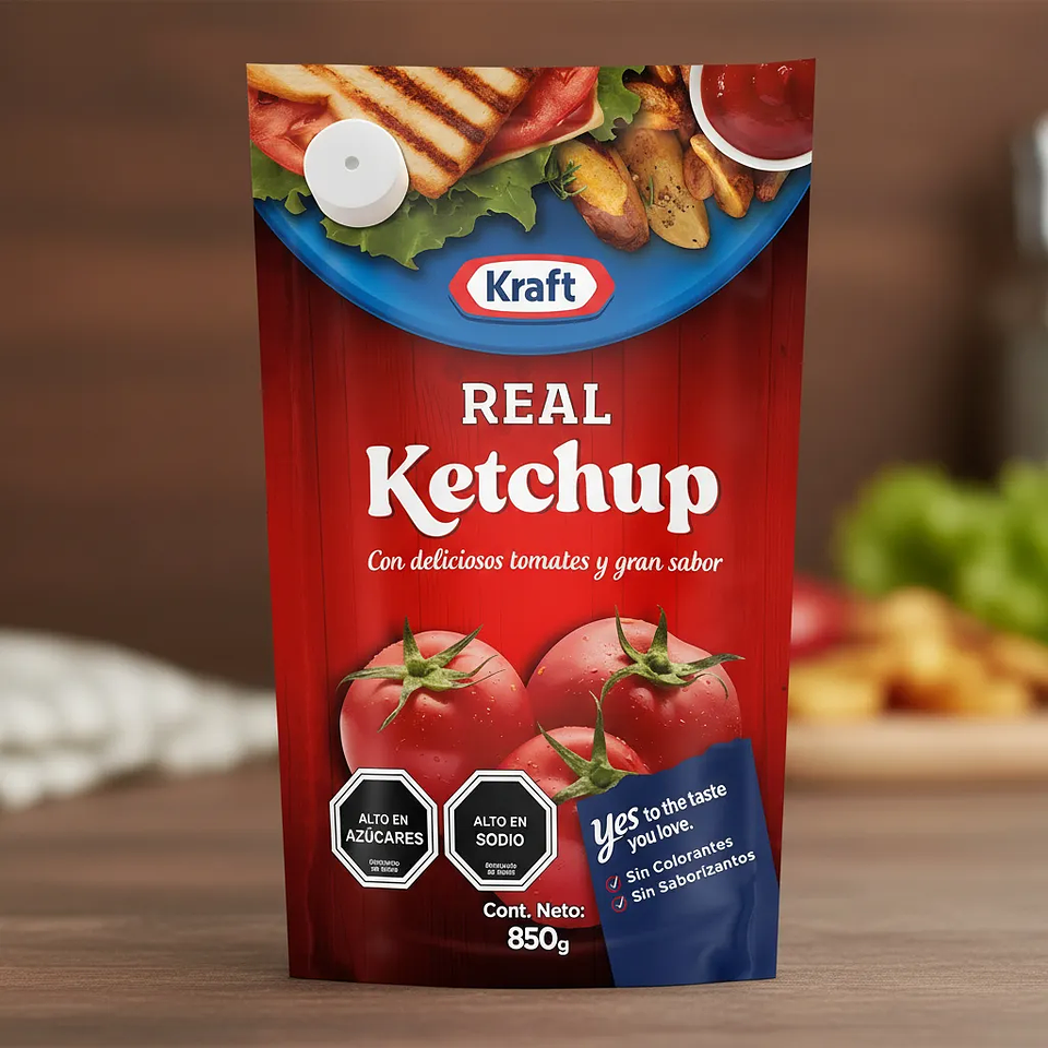 Ketchup Kraft Real Regular Doypack 850 G 2