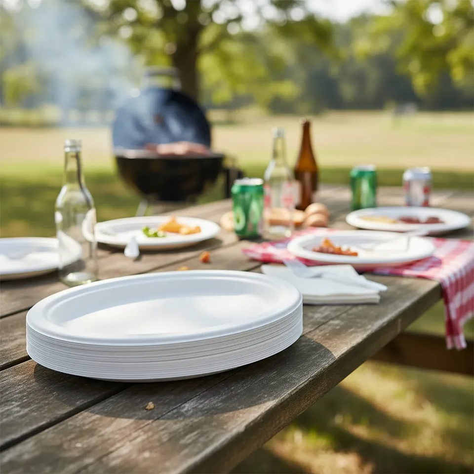 Plato Biodegrabes 23cm Paquete De 25 Unidades  7