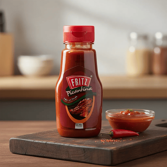 Salsa Fritz Picantina Tomate Picante Suave 260g