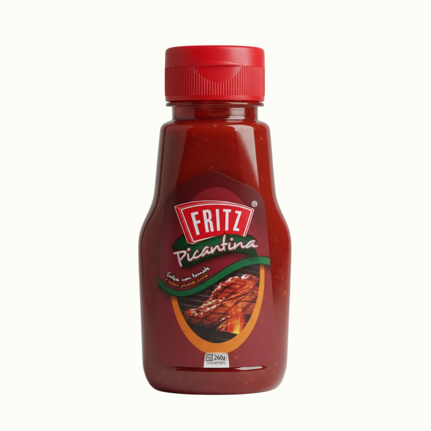 Salsa Fritz Picantina Tomate Picante Suave 260g 1