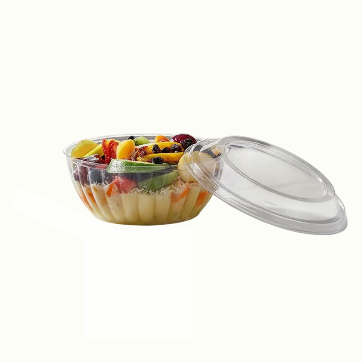 Bowl Contenedor Doble Uso Transparente 32oz Con Tapa - 50 unidades 5