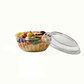 Bowl Contenedor Doble Uso Transparente 32oz Con Tapa - 50 unidades - Miniatura 5