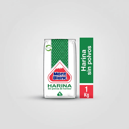 Harina Sin Polvo Mont Blanc bolsa 1 Kg