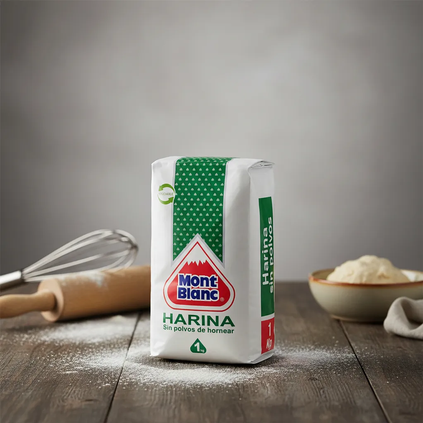 Harina Sin Polvo Mont Blanc bolsa 1 Kg 2