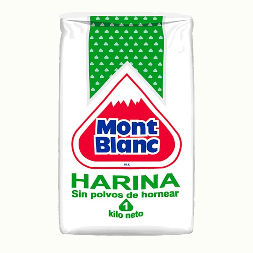 Harina Sin Polvo Mont Blanc bolsa 1 Kg 1
