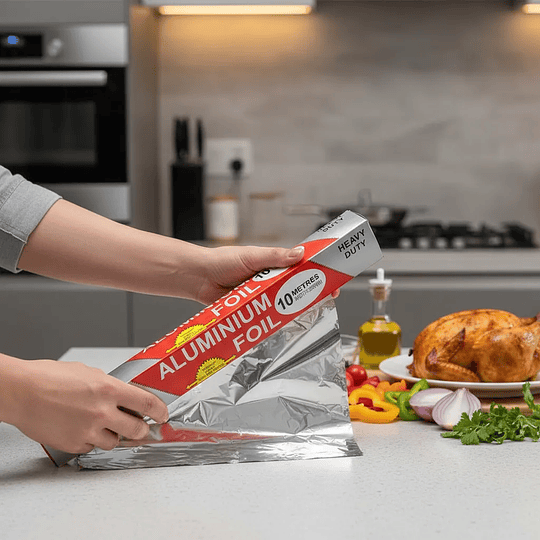 Rollo de Aluminio 30cm x 10 metros Insumitus®